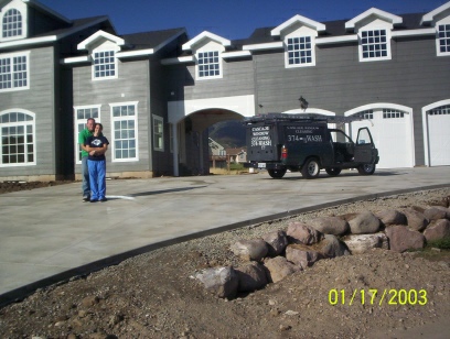 Window cleaning work